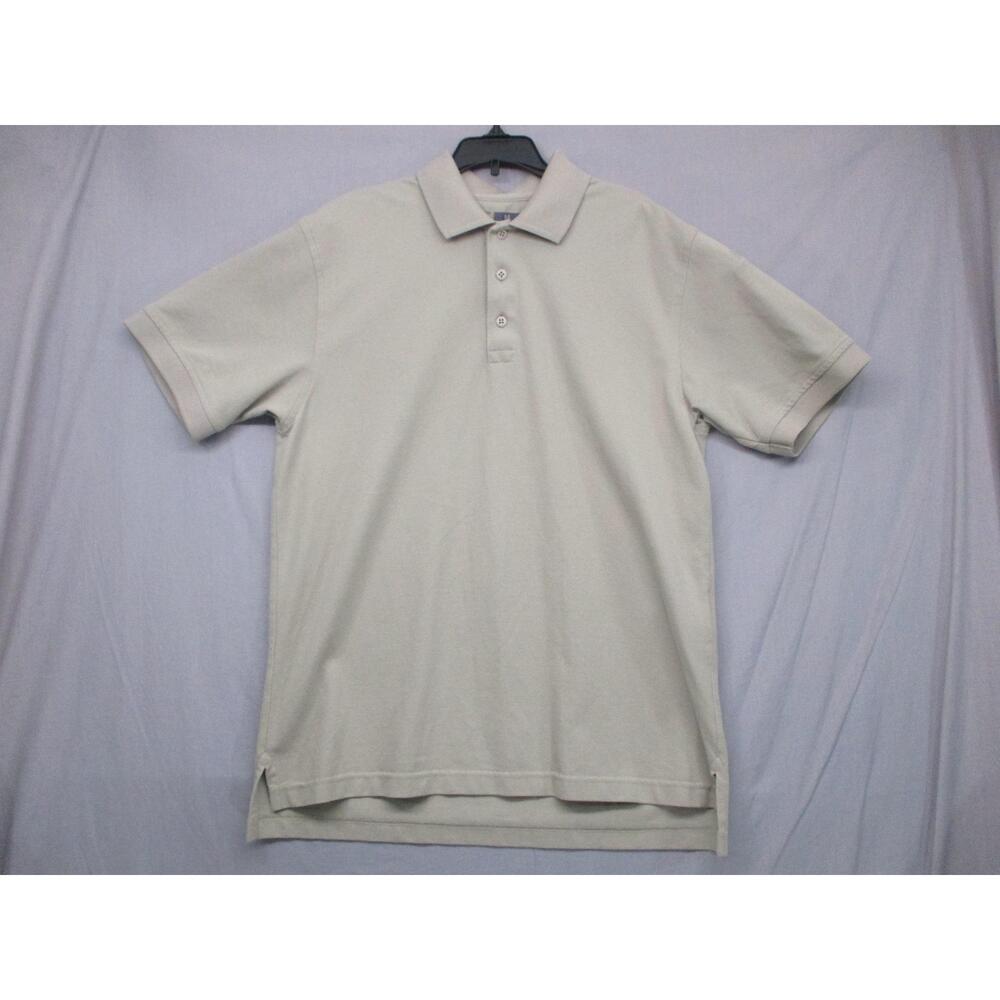 5.11 Tactical Beige Classic Short Sleeves Polo‎ Shirt Men Size Medium